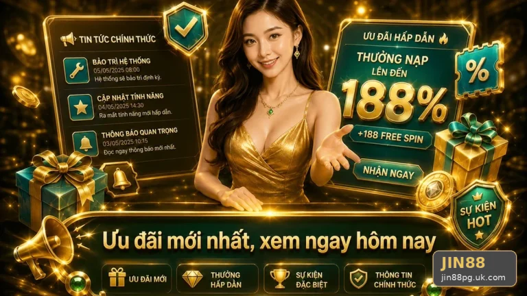 Hướng Dẫn JIN88 Tại jin88pg.uk.com: Phân Tích Dữ Kiện, Rủi Ro Và Giới Hạn Ngân Sách Khi Đọc Tin Ưu Đãi Theo Quy Trình An Toàn